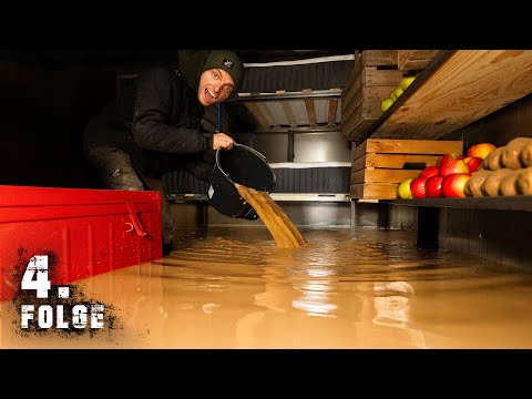 Unser BUNKER steht unter WASSER! | Tag 4/100 autark