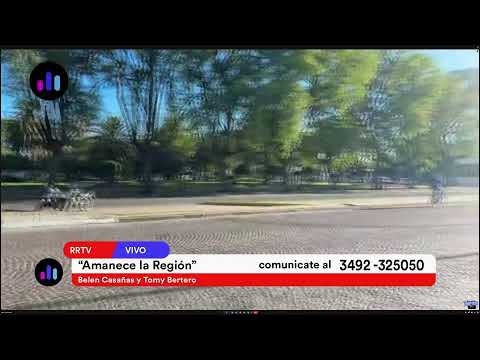 Tomas Bertero en el movil de las calles de Rafaela