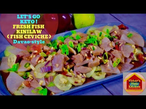 LET'S GO KETO! FISH KINILAW Davao-Style (Fresh Rock Fish Ceviche)