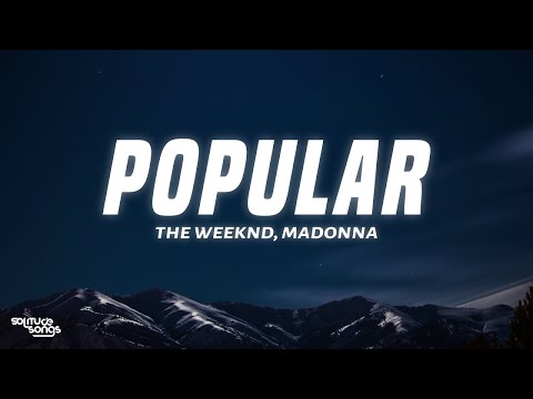 The Weeknd, Playboi Carti, Madonna - Popular (Official Audio)