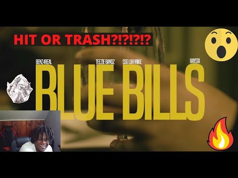 Benz4real x Raysta x Teezie Bandz x SSG Luh Mike - Blue Bills (Official Music Video)   (REACTION)