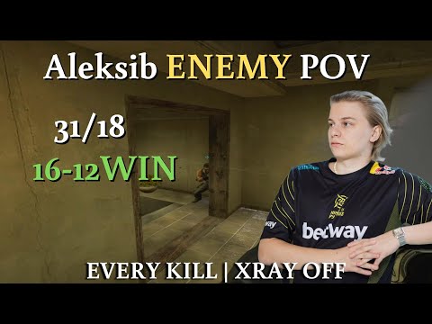 NIP Aleksib Top Frags The Match With 31Kills | Mirage ENEMY POV | FACEIT 5v5 EU | CSGO POV