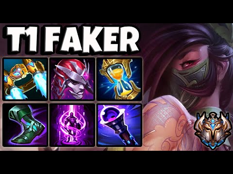 T1 Faker AKALI MID vs RYZE - Patch 11.13 Korea Challenger ✅