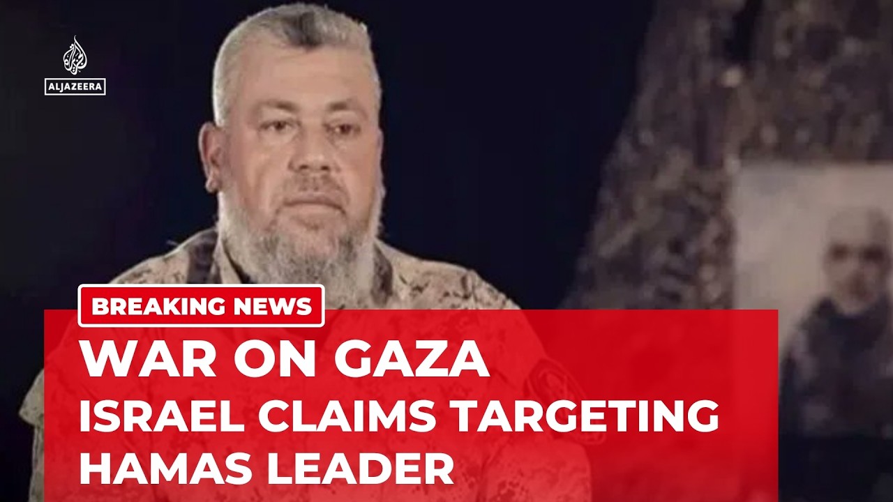 Gaza City residential building hit in Israeli strike targeting Hamas figure