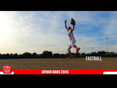 Jayden Gohs 2025 Pitcher/Power Hitter Softball Skills Video