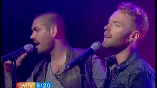 Boyzone performing &#39;Love Is A Hurricane&#39; on GMTV - 20th May 2010