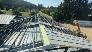 Rooftop view from Salt Spring Island project