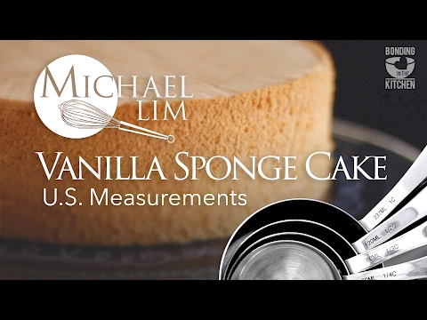 Vanilla Sponge Cake U.S. Measurements