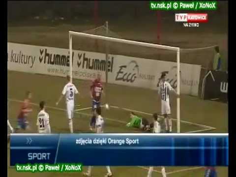 tv.nsk.pl 2012-03-17 Polonia Bytom - Sandecja Nowy Sącz 2-1 (1-0) bramki relacja