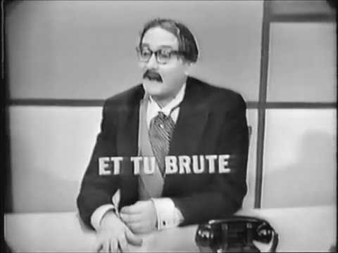 STEVE ALLEN & TOM POSTON - 1962 - "The Question Man" - Comedy Routine