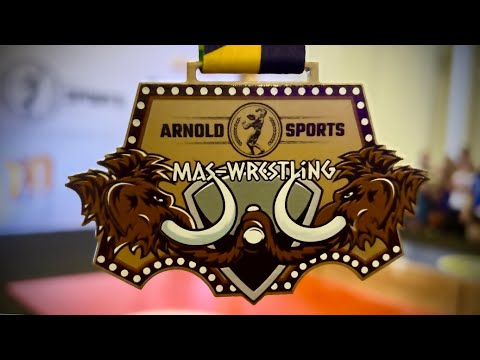 Brazilian Open Mas-wrestling Championship within the 2024 Arnold Sport Festival South America