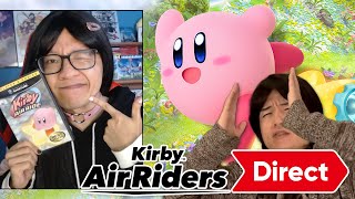 fangirling to the 45 MIN. Kirby Air Riders Direct (8/19/25 Reaction)