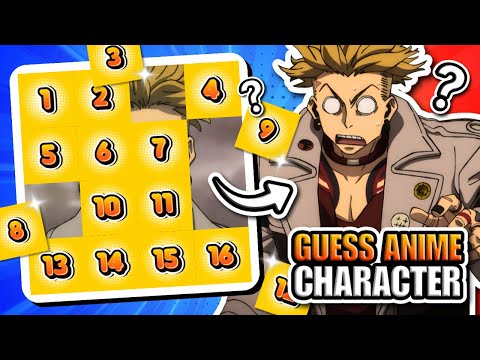 GUESS THE ANIME CHARACTER 🔥 JIGSAW PUZZLE CHALLENGE (ANIME BOYS) 🧩 | ANIME QUIZ