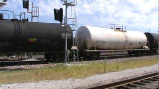 preview picture of video 'BNSF backing down to Gibson yard. 8-7-11'