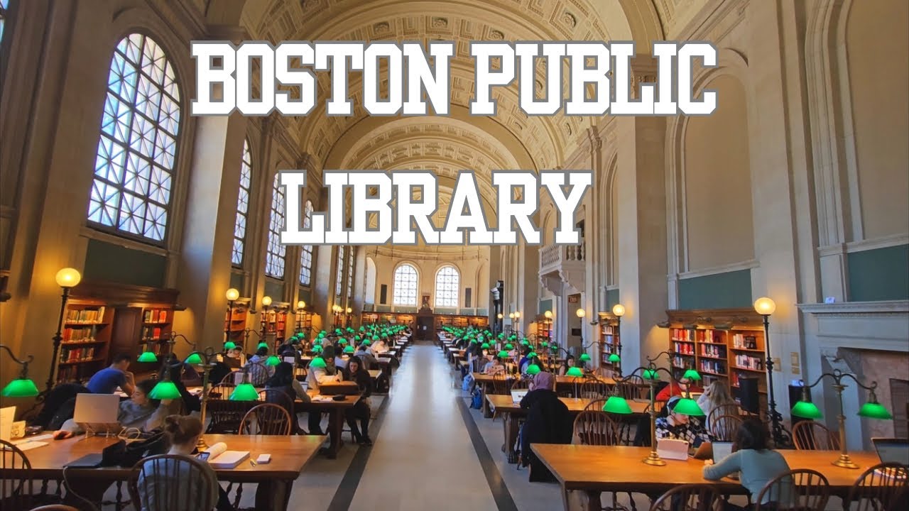 Gorgeous Boston Public Library Tour
