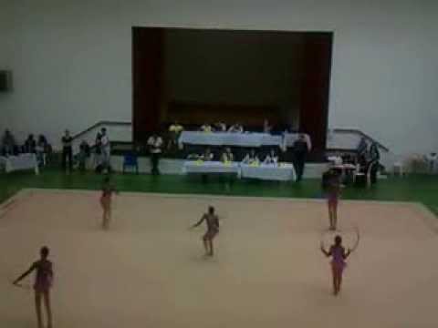 rythmic gymnastic cyprus hoops team 2013