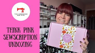Think Pink Sewscription Unboxing 