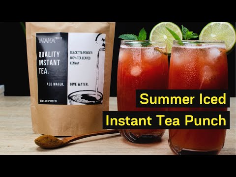 Summer Iced Instant Tea Punch Recipe