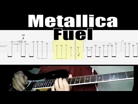 Metallica Fuel Guitar Lesson Tab (Standard tuning)