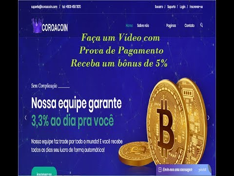 "COROACOIN" 3,3% AO DIA POR 60 DIAS - DOBRE SEU INVESTIMENTO EM ATÉ 60 DIAS