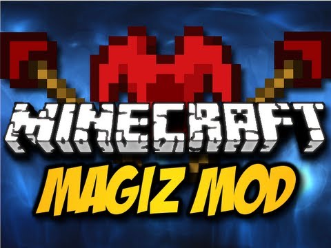 Minecraft Magiz Mod - MAGICAL STAFFS, ROBES, & MORE! (HD)