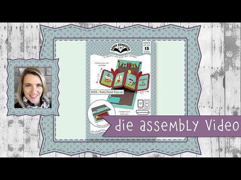 Karen Burniston Die Set #1009 Twist Panel Assembly