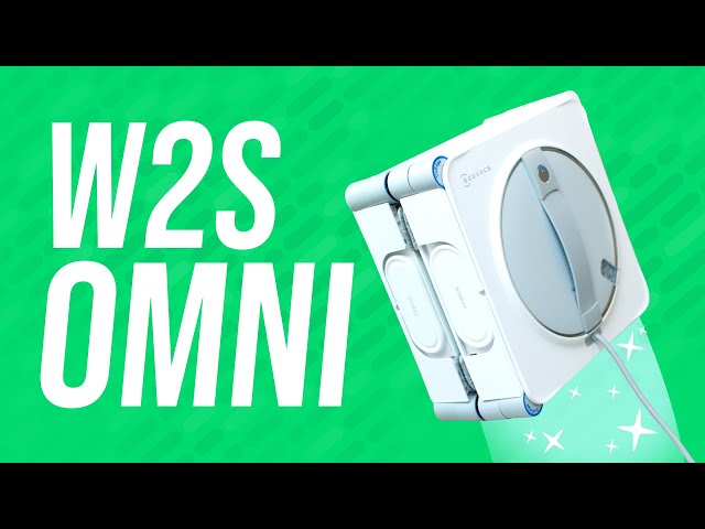 Robot Limpiacristales Ecovacs Winbot W2s Omni limpieza inteligente bordes batería estación video