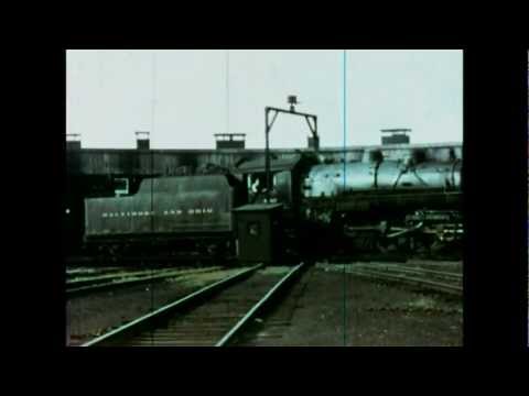 1953 B&O Railroad Steam Locomotive #5187 Rochester to Salamanca