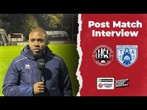 Maidenhead United 1- 1 Tonbridge Angels | Ryan Peters Interview | 21st October 2025