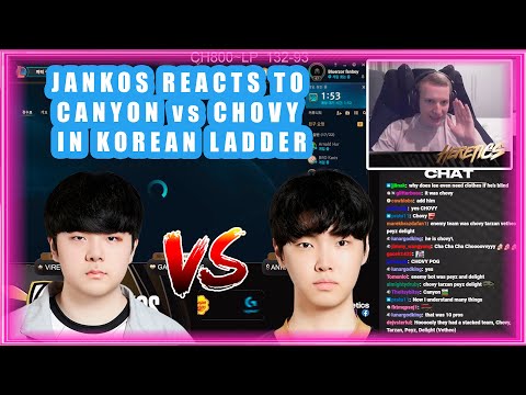 Jankos Reacts to CANYON vs CHOVY in Korean Ladder