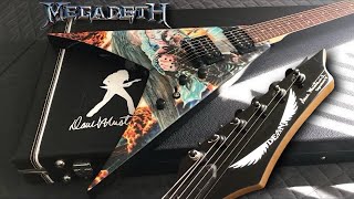 Video thumbnail for Dean VMNT “United Abominations” Dave Mustaine Signature Guitar | Megadeth by Marcos -Warheart- Aguirre