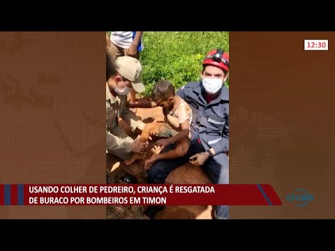 Criança cai em buraco de viga em construção e é resgatada por bombeiros em Timon 07 06 2021