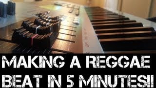 Making a Reggae Beat in 5 Minutes! August 2013