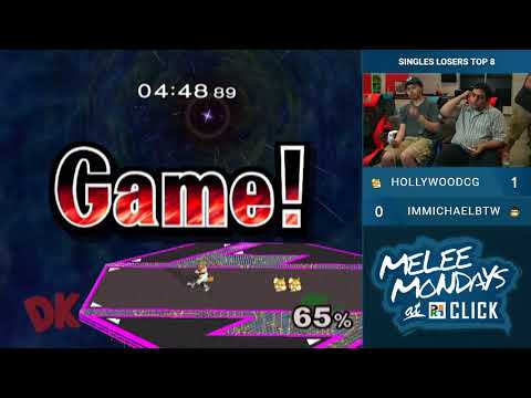 Melee Mondays at Click #6 — Singles LS — HollywoodCG vs Immichaelbtw