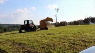 preview picture of video 'Fall Hay Harvest 2012'