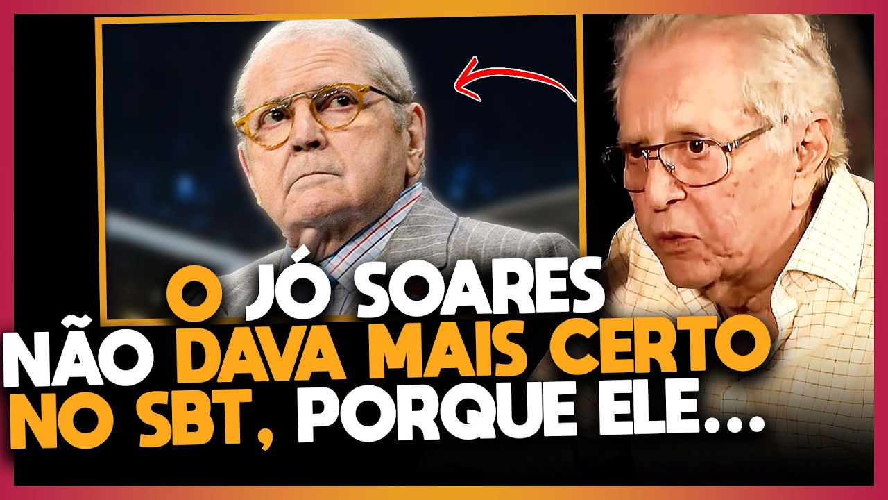 CARLOS ALBERTO EXPÕE OS BASTIDORES CHOCANTES DO JÔ SOARES NO SBT - SURPREENDENTE