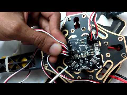 KK Multicopter control board V 5.5 Setting Startup Flying Controller Programming