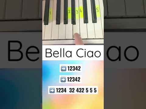 How to play Bella Ciao on piano