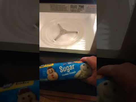 SUGAR COOKIE DOUGH IN THE MICROWAVE