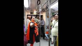 Ladies Compartment in Delhi Metro(1)