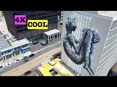 4K YONGE & ST CLAIR DRONE FLIGHT - TORONTO - DJI Mini 2