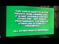 Green Canadian Warning Screen 1997 2000