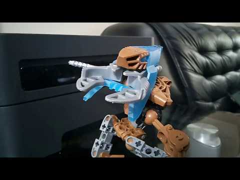 Lego Bionicle Vahki Zadakh stopmotion review.