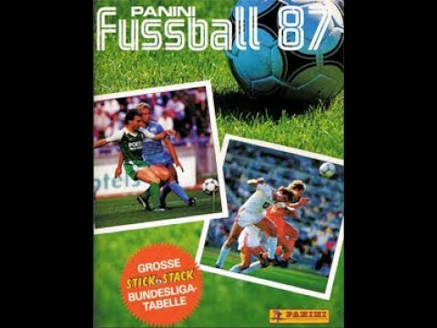 STICKERS PANINI BUNDESLIGA CHAMPIONSHIP 1987 FC SCHALKE 04