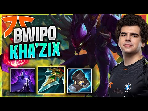 BWIPO CHILLING WITH KHA'ZIX! - FNC Bwipo Plays Kha'Zix JUNGLE vs Zac! | Patch 11.15