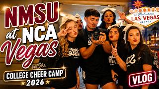 NMSU Cheer goes to NCA camp in Vegas🎰🏆✈️ (CBU & SLCC Beef)