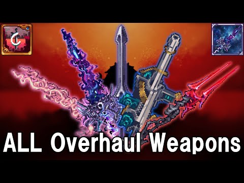All New Class Weapons - Terraria Calamity Overhaul Mod -