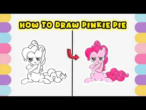 How to Draw Pinkie Pie from My Little Pony – Cute Drawing Guide