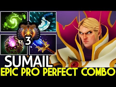 SumaiL [Invoker] Epic Pro Perfect Combo Crazy Game 7.22 Dota 2
