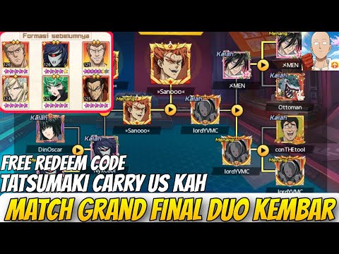 GRAND FINAL MATCH ANAK KEMBAR🔥, REDEEM CODE FREE DIAMOND - One Punch Man The Strongest